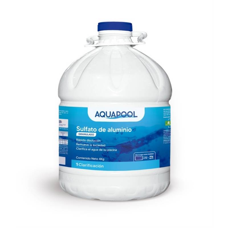 AQUAPOOL - Sulfato de Aluminio Granulado 4kg