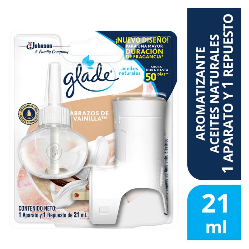 GLADE - Aromatizante Glade Brisas de Vainilla 21 ml
