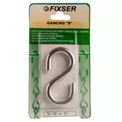 FIXSER - Gancho S 5/16 (8.0)x 3 (76)1 unid.