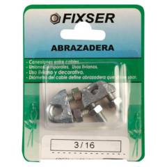 FIXSER - Abrazadera Protege Cable 3/16 2 unid.