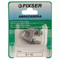 FIXSER - Abrazadera Protege Cable 5/16 1 unid.