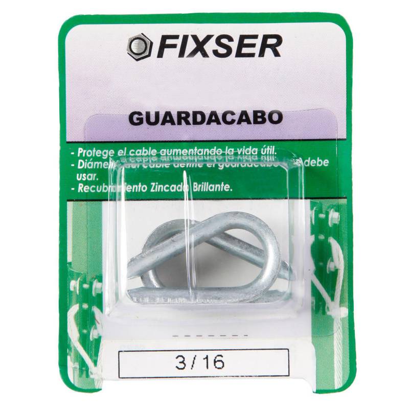 FIXSER - Guardacabo para Cable 3/16" 2 und