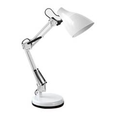 CASA BONITA - Lámpara de Escritorio Artic 1L E27 Blanco