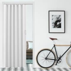 HOGGAN - Puerta Plegable Tivoli PVC 120 x 200 cm Blanca