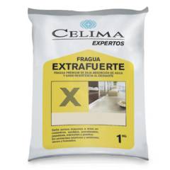 CELIMA - Fragua para Porcelanatos Blanco Humo 1kg