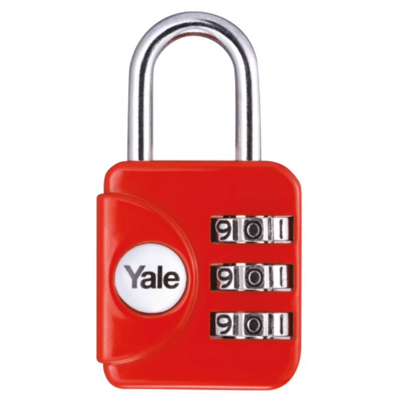 YALE - Candado con Clave YP1 28 mm. Rojo Yale