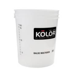 KOLOR - Tacho Balde de plástico 20 L para almacenar agua