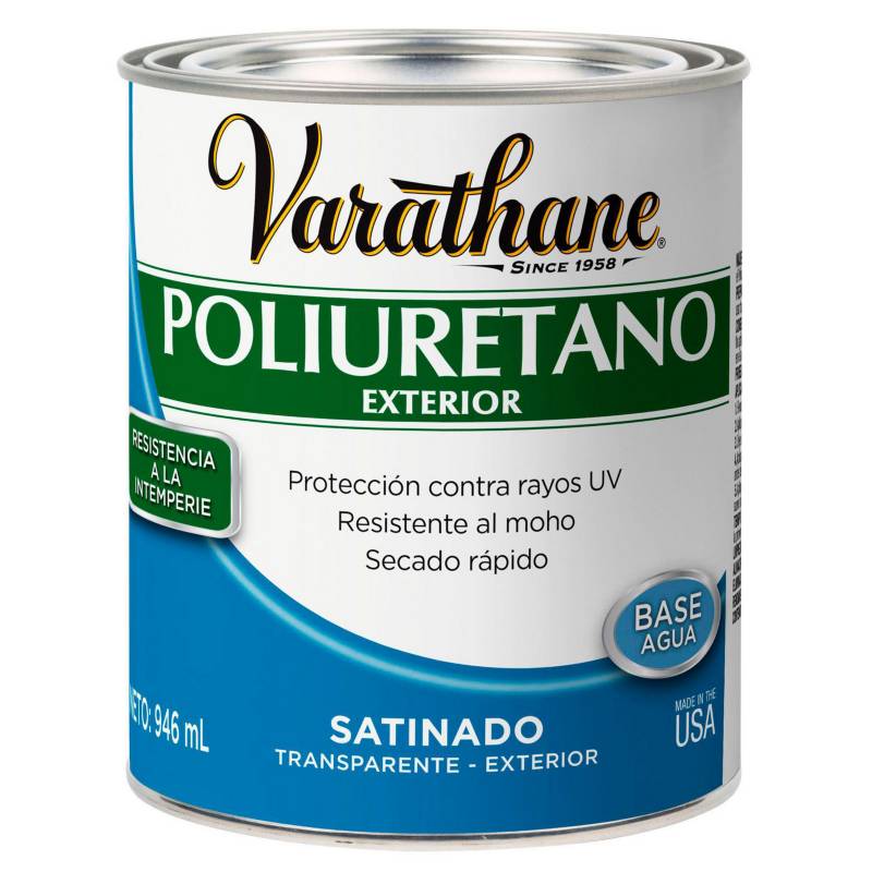 VARATHANE - Poliuretano para Madera de Exterior Varathane Satinado 0,946L