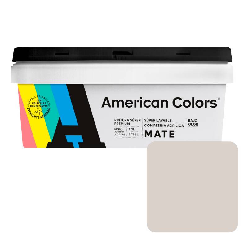 AMERICAN COLORS - Pintura American Colors Gris Cielo 1GL