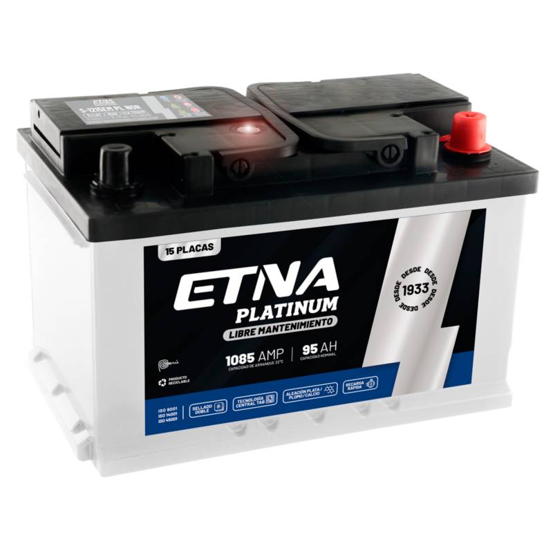 ETNA - Batería para Auto 15 Placas 90Ah S-1215EM PL
