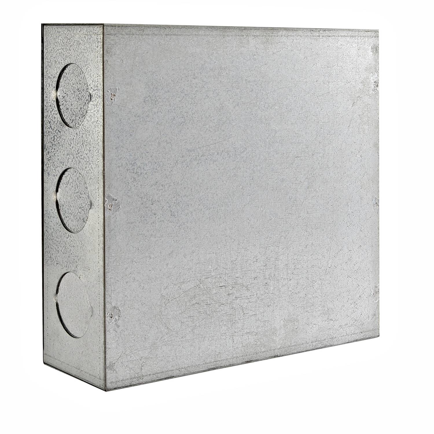 Caja pase metalica pesada de 4 x 4 x 2