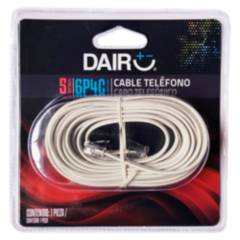 DAIRU - Cable Telefónico Plano 5 m