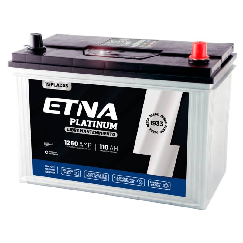 ETNA - Batería para Auto 15 Placas 105Ah FH-1215 PL