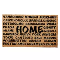 JUST HOME COLLECTION - Felpudo Rectangular Home Ciudades 45x75cm