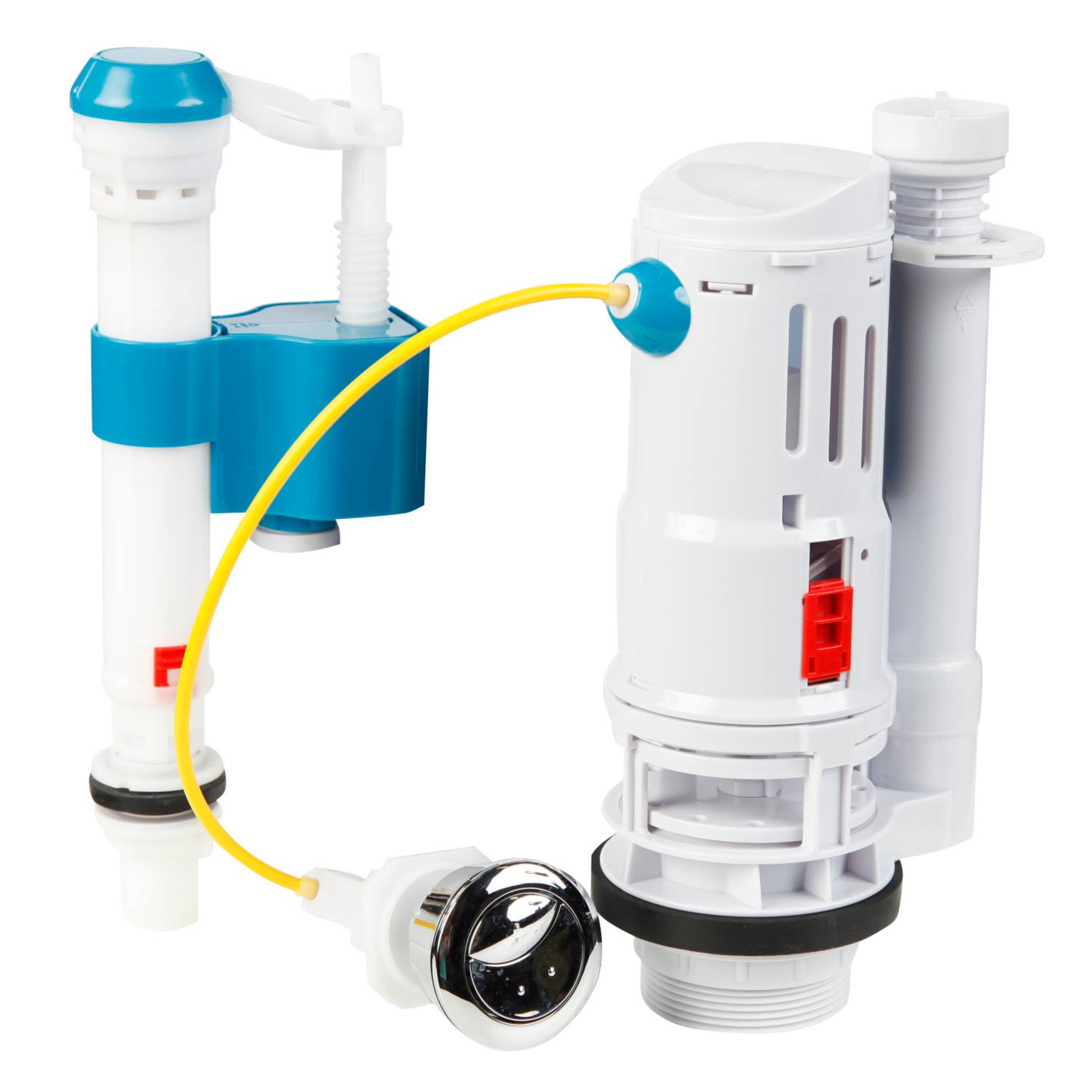 Ahorradores de agua para cisternas - Kit Descarga completa para WC doble  botón - WQDBCL - Hogar