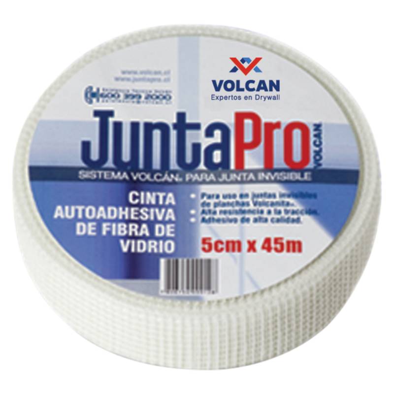 JUNTAPRO - Cinta de Fibra de Vidrio Juntapro 5cmx90m