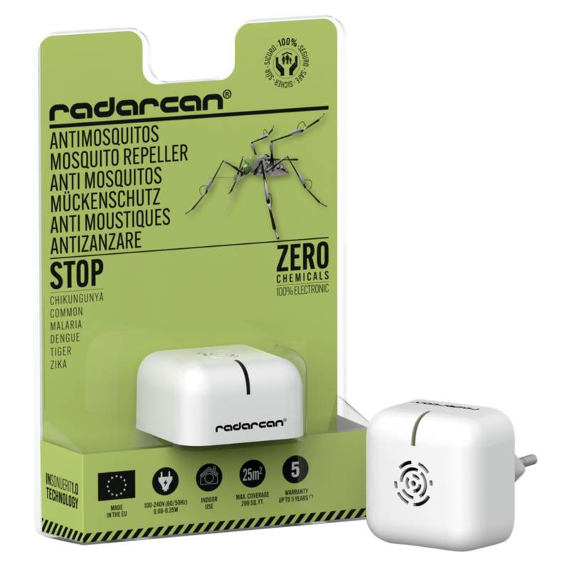 RADARCAN - Repelente Antimosquitos con Enchufe Spray (210) Repele zancudos y mosquitos