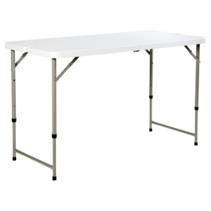 Mesa plegable 121 x 60 cm Blanco - Sodimac.com.pe