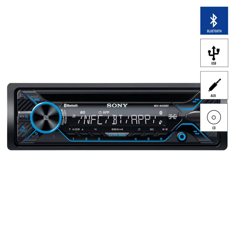 Autoradio Sony Bluetooth MEX-N4300BT