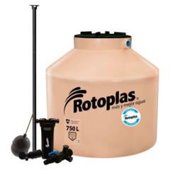 ROTOPLAS - Tanque de Agua Rotoplas 750L + Accesorios