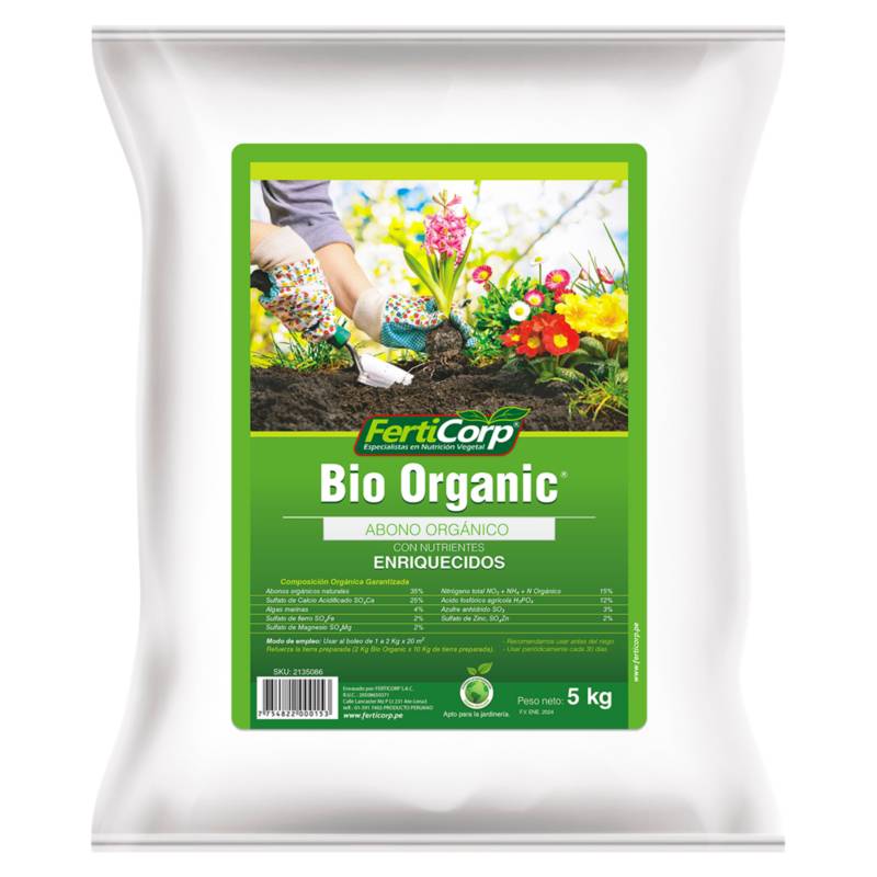 FERTICORP - Fertilizante Bio Organic 5kg