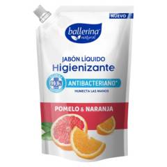BALLERINA - Doypack Jabón Líquido Antibacterial Pomelo/Naranja 750ml
