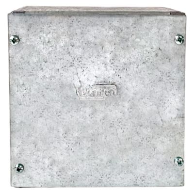 Caja Metálica De Paso De 25 X 25 X 10 Cm