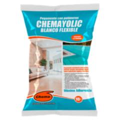 CHEMA - Pegamento en Polvo Chemayolic para Enchapes Blanco 10kg