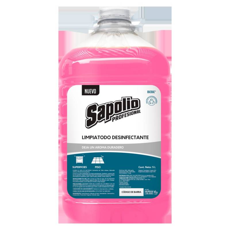 SAPOLIO - Limpiatodo Aroma Bebé 5L