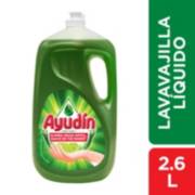 Lavavajillas líquido Ayudín Lima Limón de 280 mL + esponja de 1 unidad