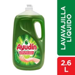 AYUDIN - Lavavajilla Líquido Ayudín Limón y Sábila 2.6L