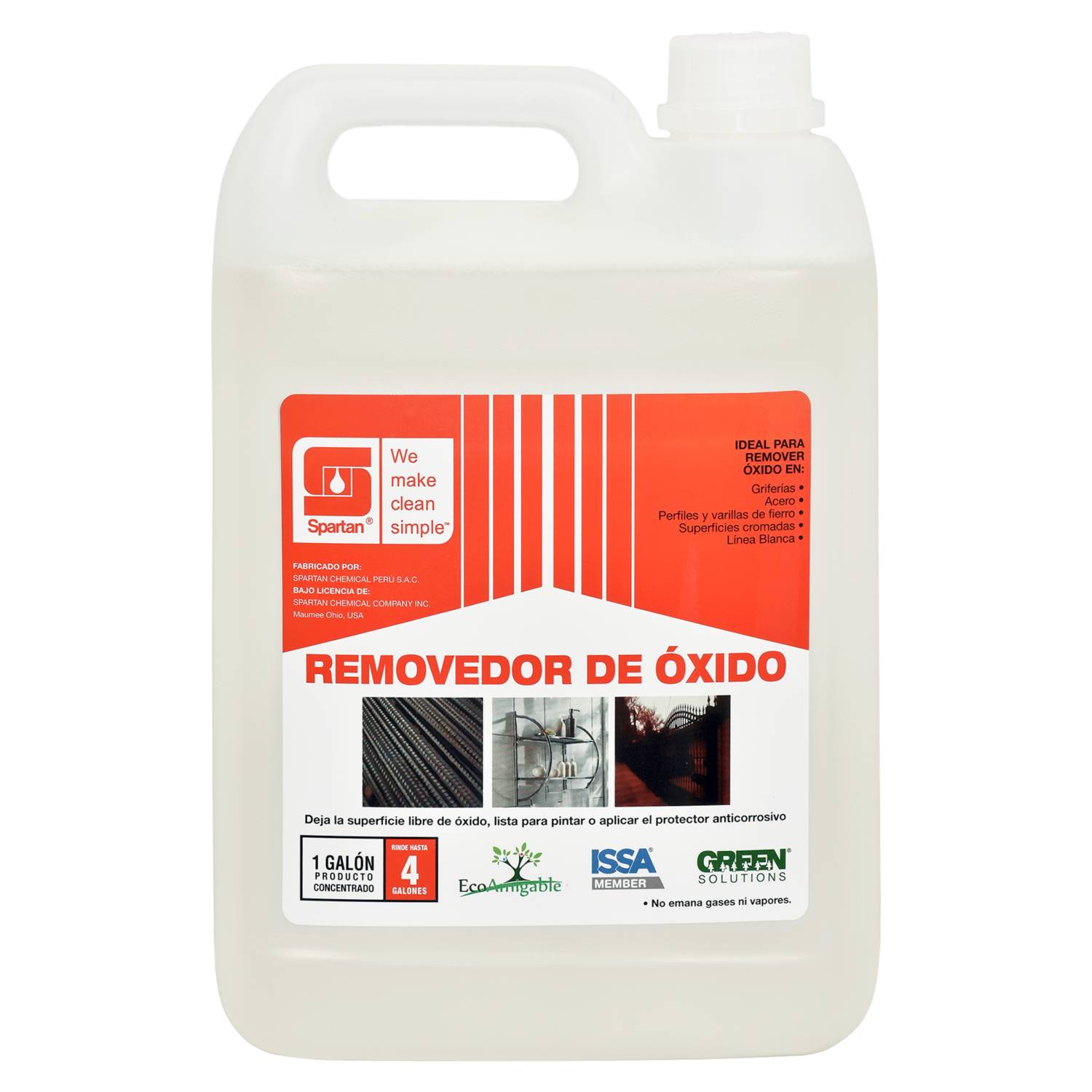 D-SOXIDEL Removedor de Oxido Poderoso y Seguro (Quita Oxido) 950 MLS  D-SOXIDEL 950 MLS