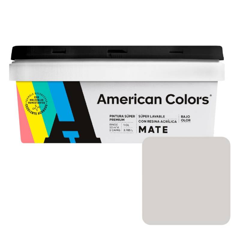 AMERICAN COLORS - Pintura American Colors Gris Clasico 1GL