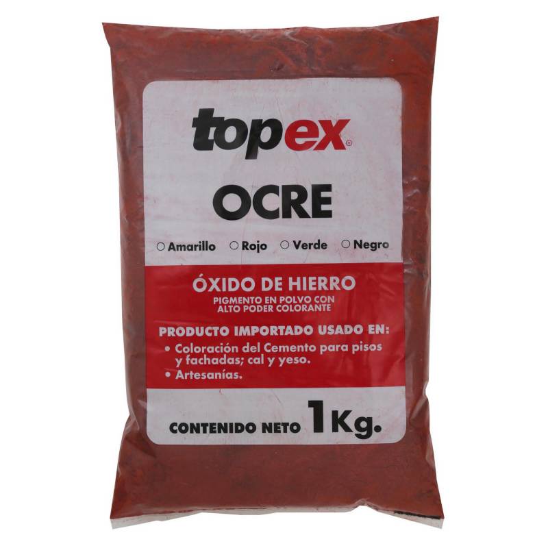 TOPEX - Ocre Rojo Topex bolsa 1 kg