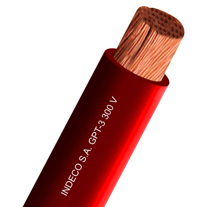 INDECO - Cable GPT 18 AWG Rojo 100 Metros