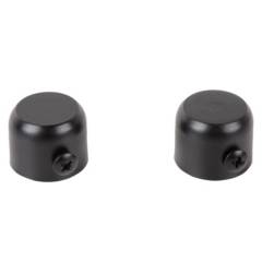 JUST HOME COLLECTION - Terminal Tope Negro 19mm