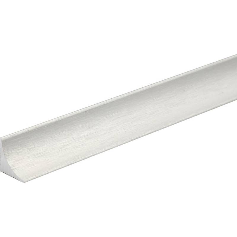 ARCANSAS - Perfil de aluminio cepillado plata