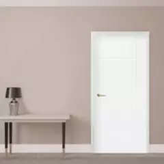 DIMFER - Puerta Interior Combo (Marco+Kit de Instalación) Verona 75x207cm Blanco