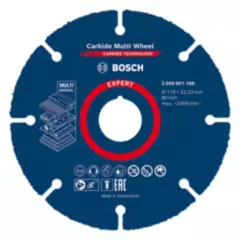BOSCH - Disco de Corte para Amoladora 115mm Multimaterial Bosch