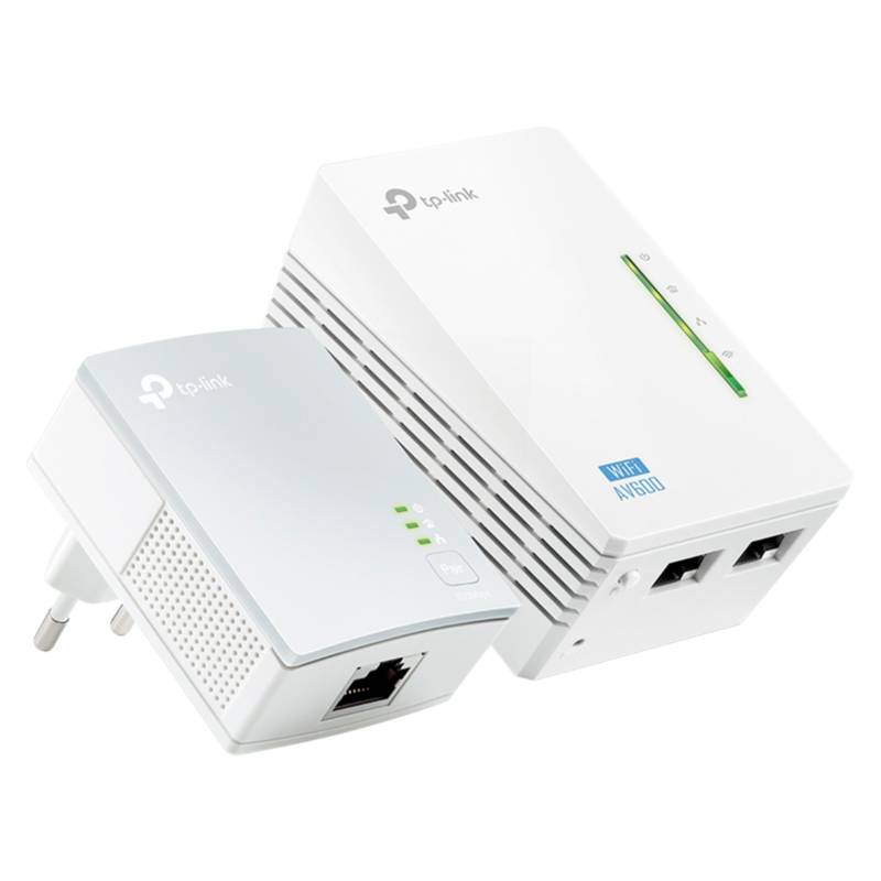 TP LINK - Kit de Inicio Extensor Powerline Wi-Fi 300Mbps AV500