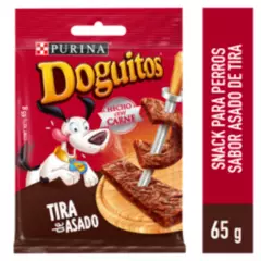 DOGUITOS - Doguitos Adultos Snack para Perros 65 gr Asado de Carne