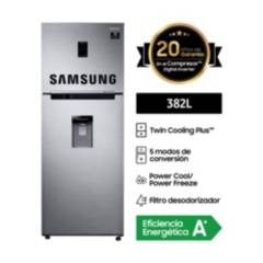 SAMSUNG - Refrigeradora Samsung 382 Lt Top Freezer RT38K5930S8 Inox