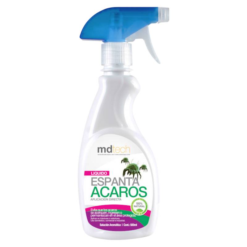 MDTECH - Líquido Espanta Ácaros 500 ml Spray (210) Repele ácaros