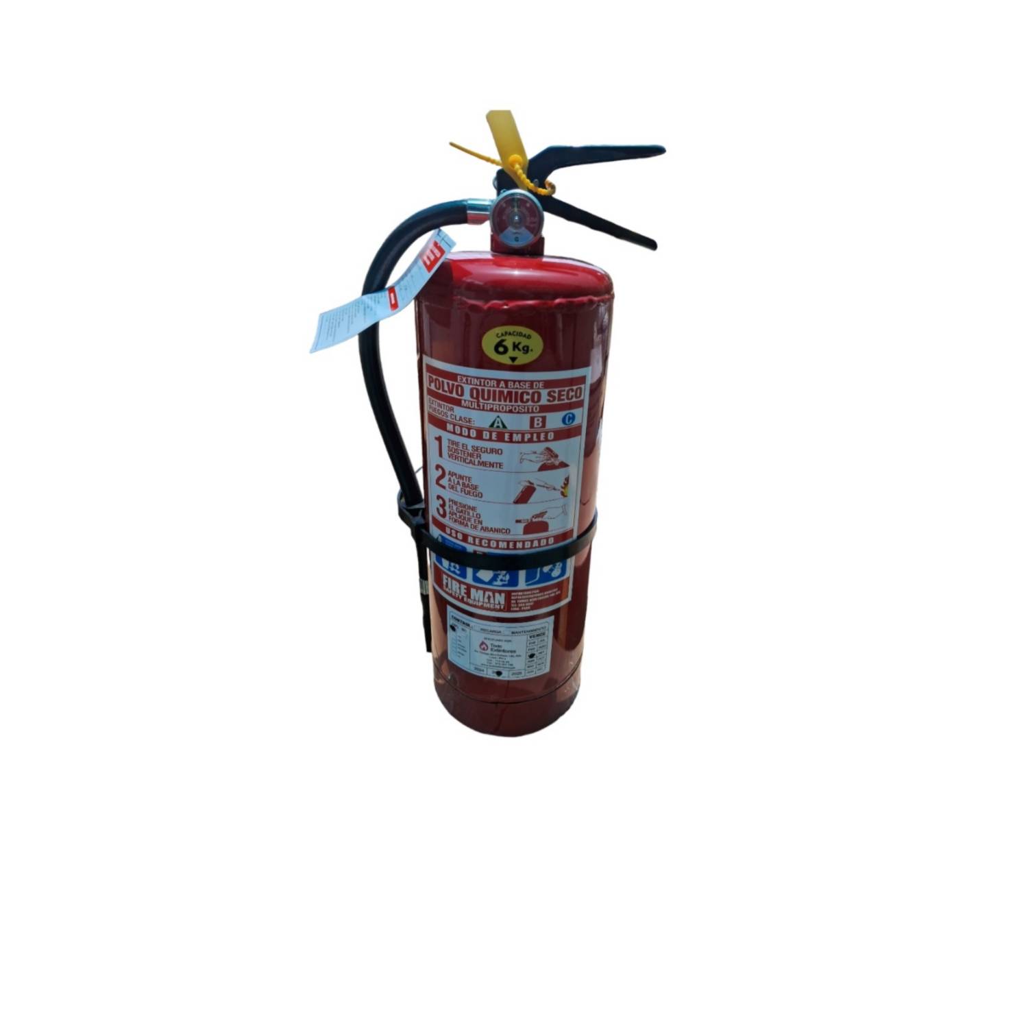 Extintor PQS 6 kg - Venta y Recarga de Extintores en Osorno