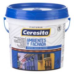 CERESITA - Pintura Látex Premium Blanco Decorativo 3.875 L