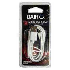DAIRU - Cable Micro USB a USB Blanco