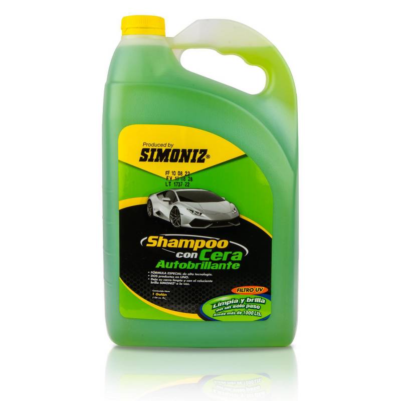 SIMONIZ - Shampoo para Autos Simoniz con Cera Autobrillante 1 Galón