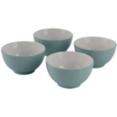 CASA BONITA - Set de 4 bowls azules 14cm