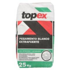 TOPEX - Pegamento para Cerámicas o Porcelanatos Extrafuerte 25 kg Blanco