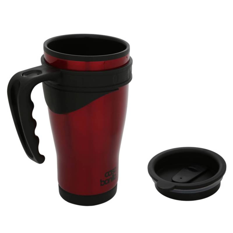 Termo para Café de Acero Inoxidable Taza con Tapa Hermética 400 ml